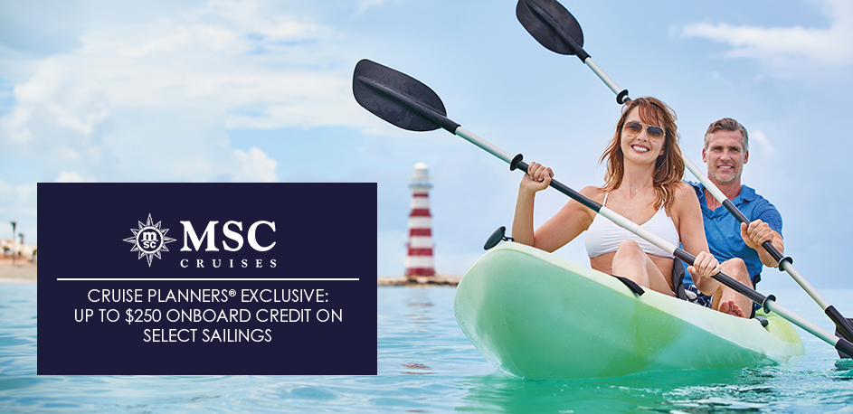 MSC Cruises Exclusive Onboard Credit